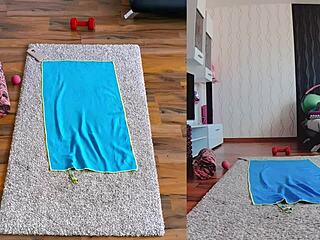 Wet And Wild Naked Workout