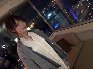 Pure Asian Beauty Rei, Curvy Student, Rides Hard in Homemade Cowgirl and Doggystyle