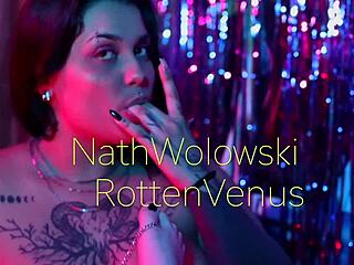 rotten venus dominates nath with foot fetish