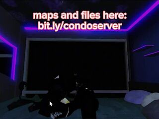 Не верю, эта роблокс шлюха прямо сейчас заглатывает мой хуй