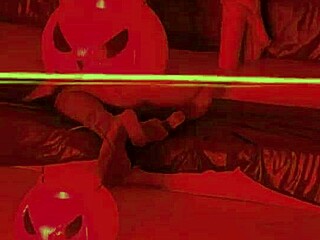 The little witch, filled with desire, cast an erotic spell to satisfy her throbbing pussy alone.