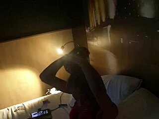 Mature mistress rips clothes in intense striptease