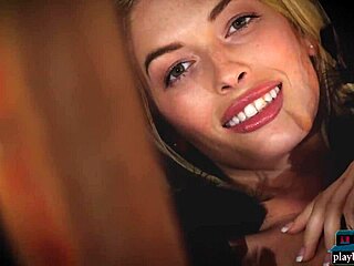 I feel so sexy stripping in lingerie as a petite blonde milf