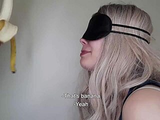 BLINDFOLDED dumb FRIEND'S WIFE TRICKED into SUCKING my DICK and SWALLOWING CUM with the TASTE GAME