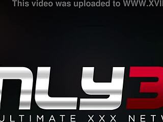 I-I can't believe Kortney Kane's big boobs in this threesome with monster cocks, it's so hot!