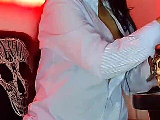 Bluee Official Plays with Tight Pussy, Penetrates with Dildo and CUMS