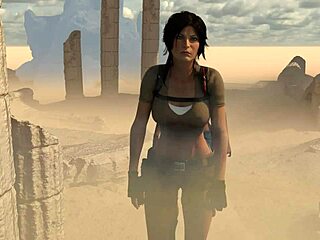 lara and sheva as dorky explorers with ripped clothes 😄