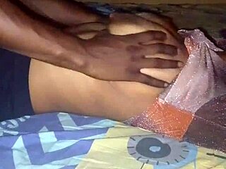 massaging my girlfriend's big boobs in see through bra