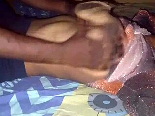 massaging my girlfriend's big boobs in see through bra