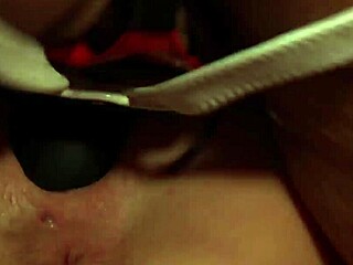 Whoa, Paige Ashley picks a black strapon to fuck lesbian Scarlett March in asshole deepthroat big tits gaping lingerie anal finger shoes doggystyle assfucking action! 😈🍑