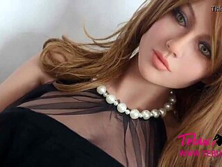 ตุ๊กตาเซ็กส์ผมน้ำตาลตัวจริงนมใหญ่โดนกระแทก ไม่มีกั๊กสาวสวยคนนี้