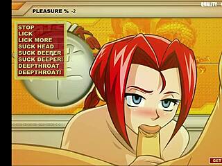 Girl says, 'Suck my hentai cock!'