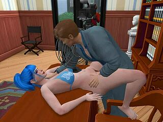 Hentai Babe Rides Monster Cock In Cowgirl With Big Ass Tits Bouncing