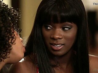 ana foxxx and misty stone in wild lesbian action!