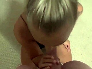 Slut sucking that sloppy monster cock so wet 😍