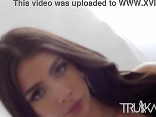 Tru Kait, you're taking those two cocks at once in pov group action with cowgirl riding, spitting, muff diving as homemade pornstar slut