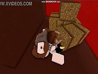 ว้าว สาวคาวเกิร์ลขย่มโดนกระทิงเย็ด!