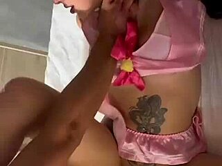 heavens eyes giving blowjob and getting fucked hard dirtyfarm