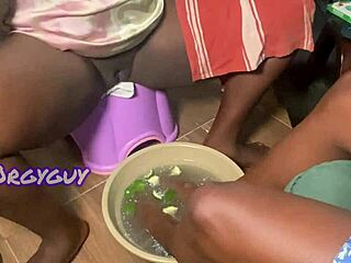 Spread Pussy While Nails Done In Naughty Home Play!