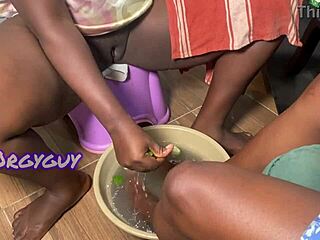 Spread Pussy While Nails Done In Naughty Home Play!