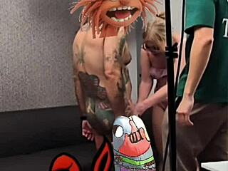 veronica gets her first tattoo from dick named animal in hardcore session