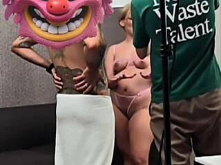 veronica gets her first tattoo from dick named animal in hardcore session