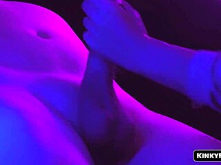 Giving a sensual handjob to his cock 😏