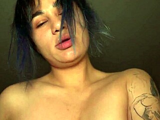 The Stranger Didn't Know He Was Filming Rough Creampie Sex with a Submissive Riding Her Natural Tits