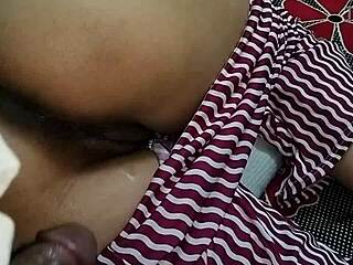 i see my neighbor with nothing on under her nightgown, her pink pussy visible