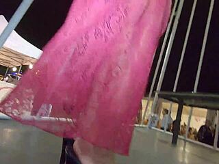 Asian milf's fetish dance contrasts small tits with teasing feet moves