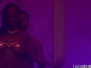 lucidflix damned with august skye in interracial cowgirl and doggystyle fucking