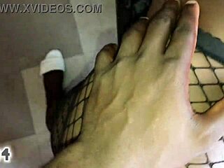 is that cute young black girl with small waist in lingerie screaming dirty while friend fucks her homemade