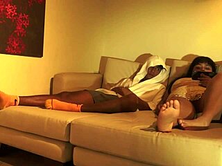 Argentinian woman fulfills fantasies with European father-in-law's monster cock in interracial fucking and cumshot