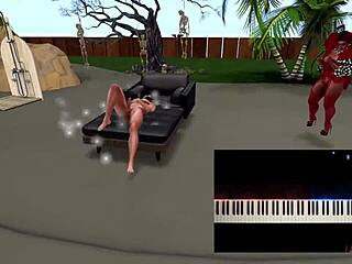 surian brandi rocks halloween as a sexy prostitute in 2024