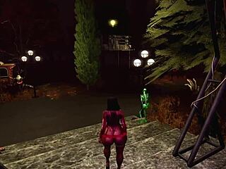 surian brandi rocks halloween as a sexy prostitute in 2024