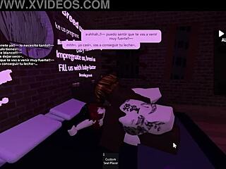 Blonde Roblox BBC Lover Enjoys Intense Session With Monster Cock.