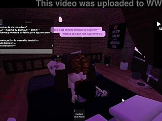 Blonde Roblox BBC Lover Enjoys Intense Session With Monster Cock.