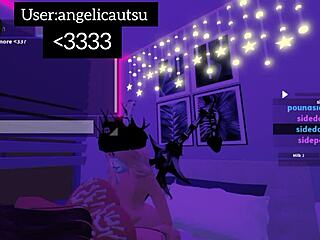 Intense pleasure while fucking my friend in the roblox condo with anal and doggystyle