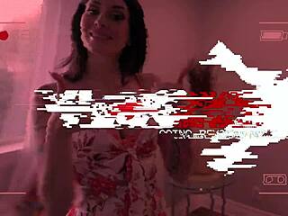 Charlotte Sins hooks up roughly with big cock for face fucking and riding