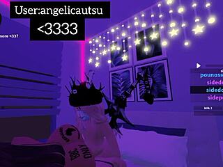 Intense pleasure while fucking my friend in the roblox condo with anal and doggystyle