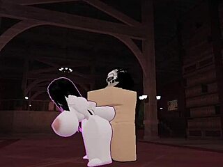 hot emo fan wanted to fuck with her big tits and monster cock