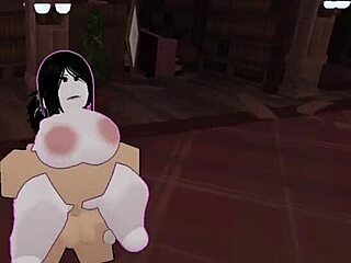 hot emo fan wanted to fuck with her big tits and monster cock