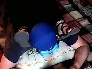 Roberta's strong foot odor teasing me so much!