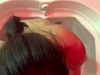 Moreno Fights Girlfriend, Then Fucks Trans Friend Cowgirl With Force In Sheer And X-Red