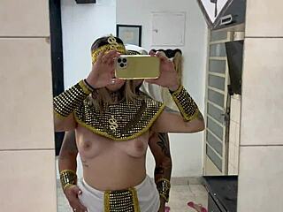 Did you see how he pounded my ass and pussy? I came so hard on his bare cock!