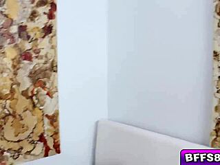 the gals line up to lick and fuck their boyfriend's big cock one by one. natural tits bounce during intense blowjob sessions.