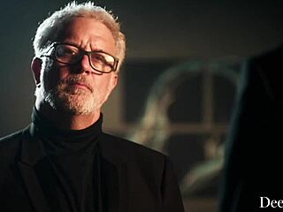 Erotic artist mia rides collector's cock in deepthroat session