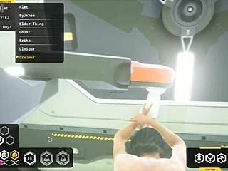 in this sex game, she gets fingered and assfucked until cumshot.