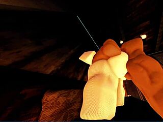 Fucking candy in her cosplay bunny outfit