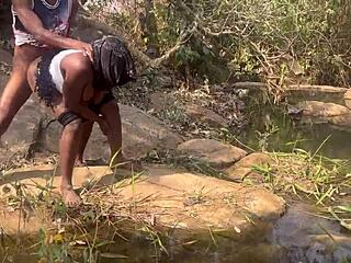 we almost got caught fucking by fulanis at riverside